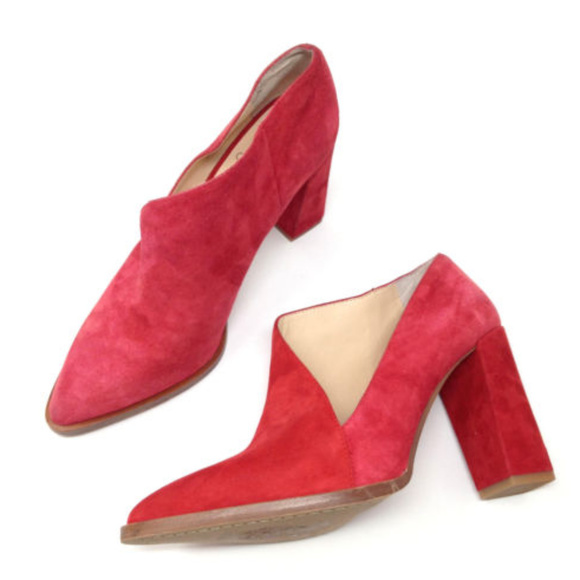 vince camuto red booties